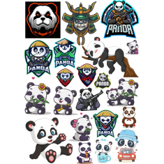 Panda Clipart Bundle: Adorable s