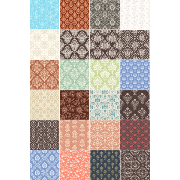 Vintage-Muster-Clipart-Bundle - 30 Elegante Designs Vintage-Muster-Clipart-Bundle - 30 Elegante Designs