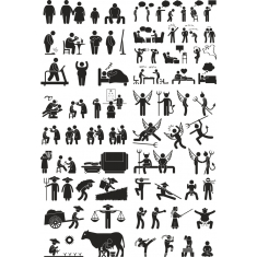 Alltag-Clipart-Set: