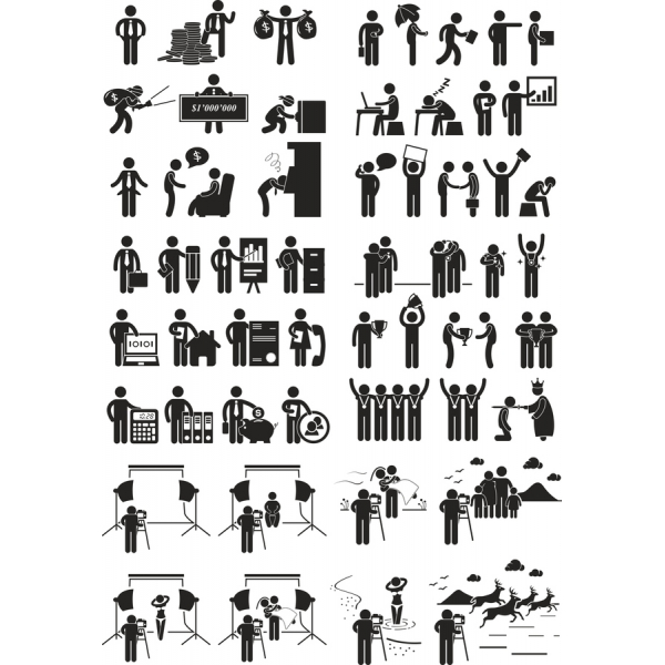 Versatile Business Clipart Vector Set - SVG & PNG Bundle Versatile Business Clipart Vector Set - SVG & PNG Bundle