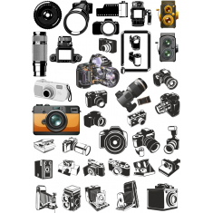 Camera Clipart Set