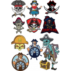 Pirate Kifungu: Clipart Ukusanyaji