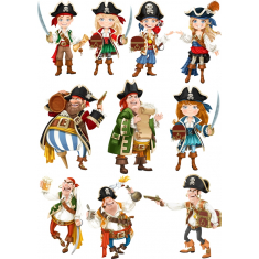 Lunatique Pirate Collection - 10 Unique