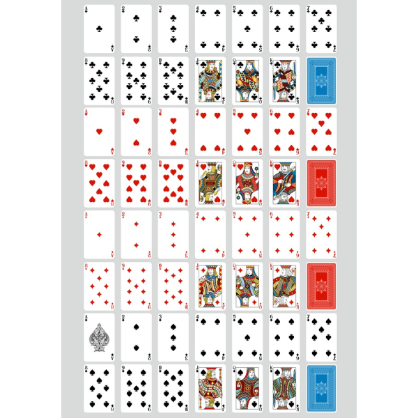 Konečný Hrací Kartu Vektorové Kliparty Bundle Konečný Hrací Kartu Vektorové Kliparty Bundle