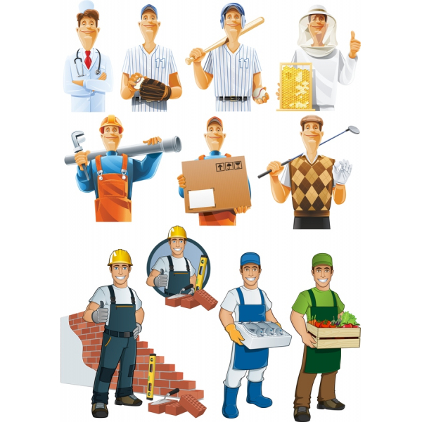 Zestaw profesjonalnych Ilustracji Wektorowych Zestaw profesjonalnych Ilustracji Wektorowych