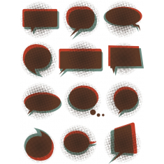 Speech Bubbles Set