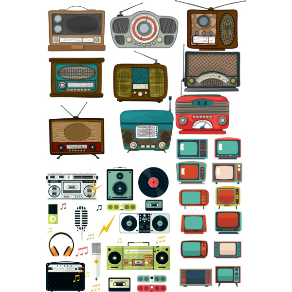 ቅድሚያ ሙዚቃ ሚዲያ ቅድሚያ Clipart ስብስብ