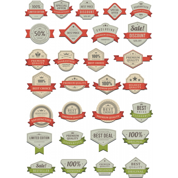 Premium-Vektor Badge Cliparts Bundt Premium-Vektor Badge Cliparts Bundt