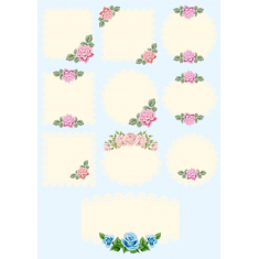 Vintage Floral Clipart Set