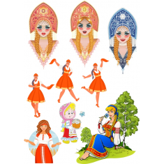 Traditionele Russische Volkskunst Bundel