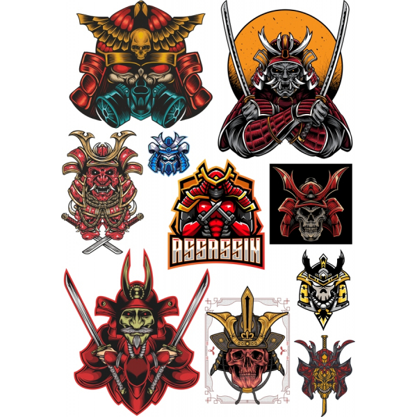 ซามูไรนตำนานของเว็กเตอ Clipart สวมเสื้อกันหนาวได้ ซามูไรนตำนานของเว็กเตอ Clipart สวมเสื้อกันหนาวได้