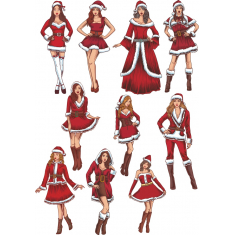 Kobiecy Zestaw Santa Claus