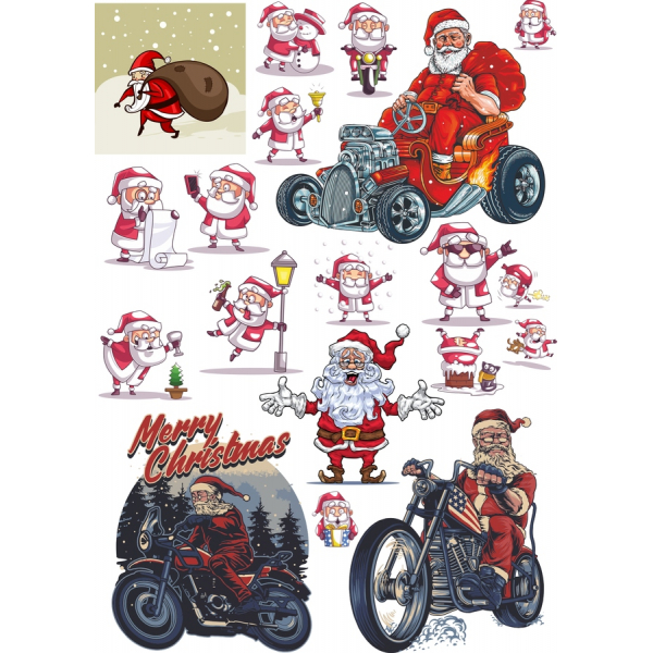 Santa Claus Vektor slikovnimi izrezki Snop - Praznovanje Počitnice v Slogu! Santa Claus Vektor slikovnimi izrezki Snop - Praznovanje Počitnice v Slogu!