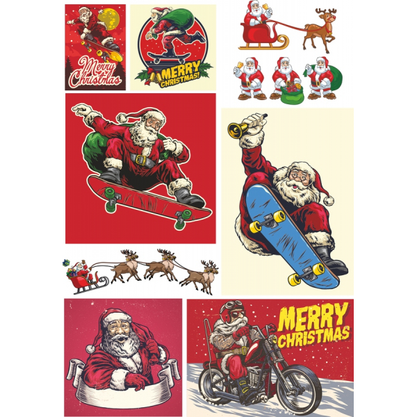 Merry Christmas Santa Clipart Bundle Merry Christmas Santa Clipart Bundle