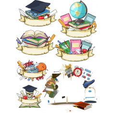 สุดท้ายเพื่อการศึกษา Clipart สวมเสื้อกันหนาวได้