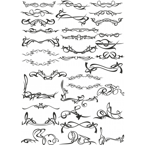 Floral Border Clipart Sæt | Elegant Vektor Illustrationer for Hvert Design Floral Border Clipart Sæt | Elegant Vektor Illustrationer for Hvert Design