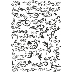 Floral Swirls نماهنگ بسته نرم افزاری