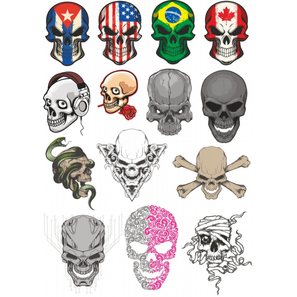 Ultimate Skull Clipart Set - Vector Illustrations & Designs
