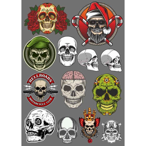 Ülim Skull Vector Pilte Liit