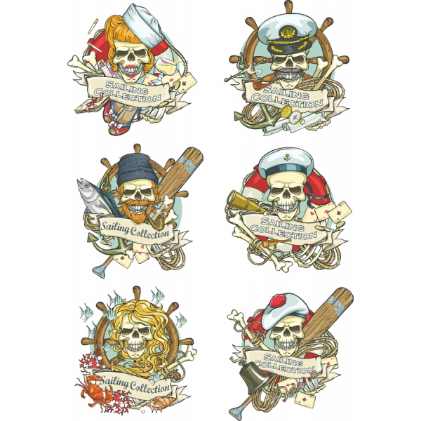 Vela Raccolta Di Illustrazioni Vettoriali Vela Raccolta Di Illustrazioni Vettoriali