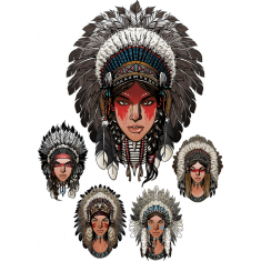 Indián Headdresses Csomag