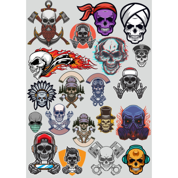 نهایی Skull Vector Clipart بسته نرم افزاری نهایی Skull Vector Clipart بسته نرم افزاری