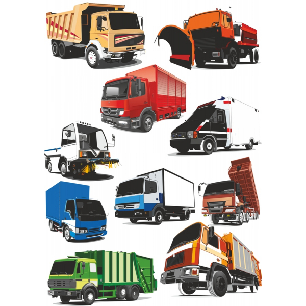 Véc Tơ Xe Tải Hình Mẫu - Xe Linh Hoạt Hình Minh Họa Véc Tơ Xe Tải Hình Mẫu - Xe Linh Hoạt Hình Minh Họa