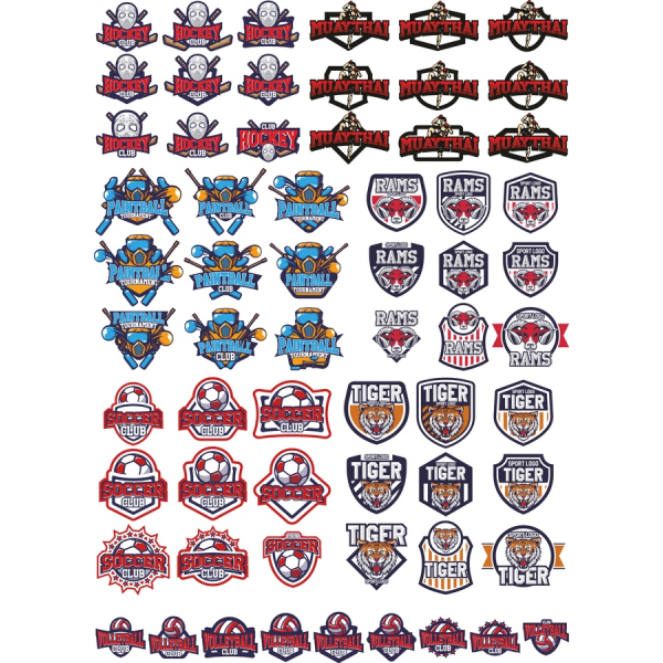 Premium Sport Illustrazioni Vettoriali Set Premium Sport Illustrazioni Vettoriali Set