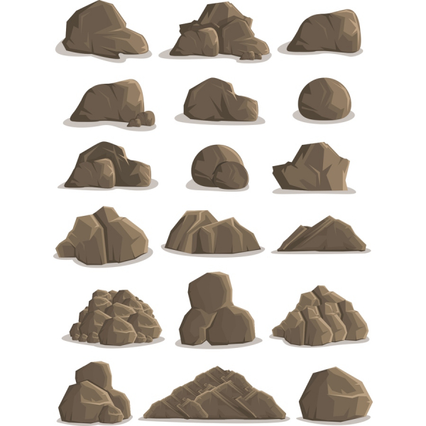 La roche et la Pierre Clipart Bundle - 20 Illustrations Vectorielles SVG & PNG La roche et la Pierre Clipart Bundle - 20 Illustrations Vectorielles SVG & PNG