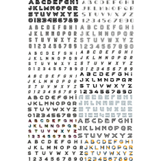 Versatile Alphabet and Number Clipart Set