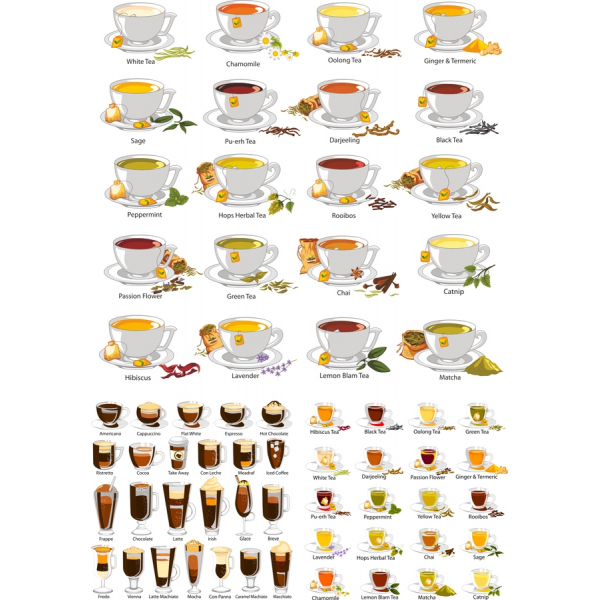 Tee Vektoren, Clipart Bundle