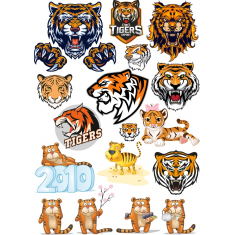 Tiger Set - Fierce &amp; Sjov