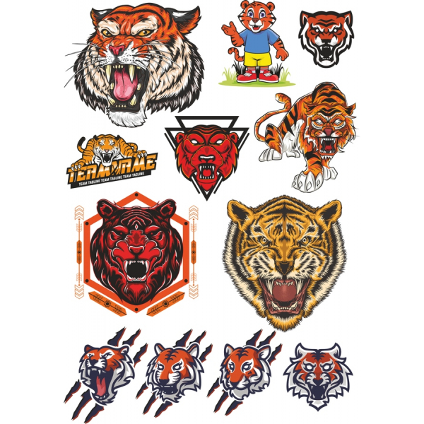 タイガーベイラストバンドルなクリエイティブプロジェクト タイガーベイラストバンドルなクリエイティブプロジェクト