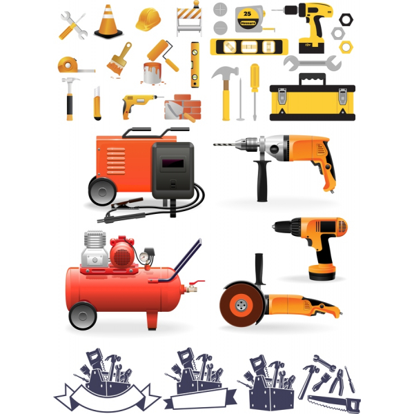 Vector Tool Kit Clipart Pachet - Premium Vector Ilustrații Vector Tool Kit Clipart Pachet - Premium Vector Ilustrații