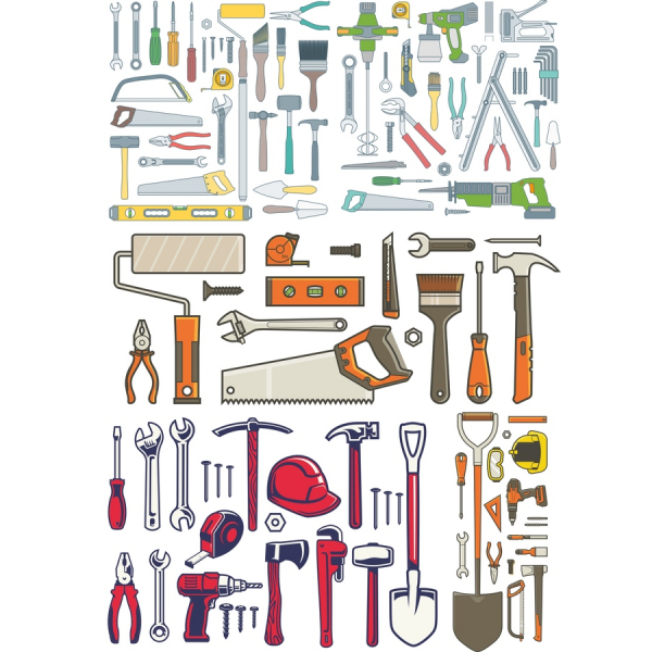 Vektor-Tool-Clipart-Set - Ultimate Collection von SVG-und PNG-Tools Vektor-Tool-Clipart-Set - Ultimate Collection von SVG-und PNG-Tools
