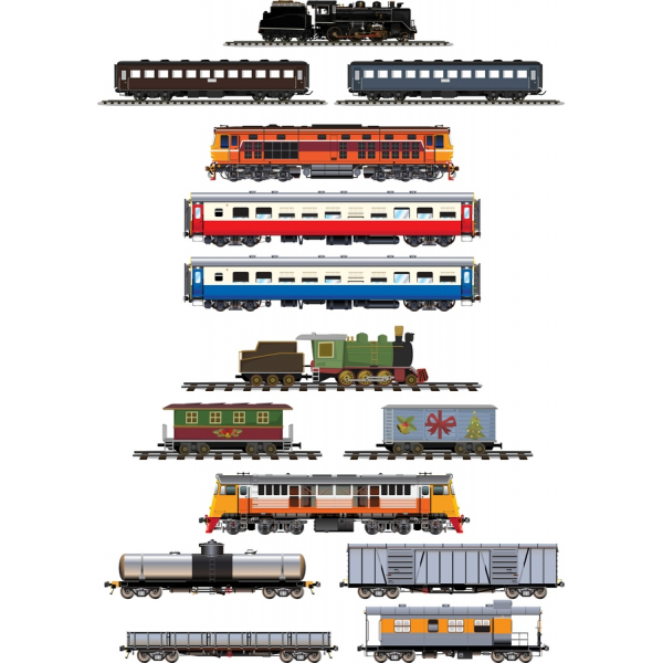 Vettore Treno Clipart Bundle - SVG & File PNG Vettore Treno Clipart Bundle - SVG & File PNG
