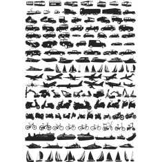 Auto &amp; Vervoer Clipart-Verzameling