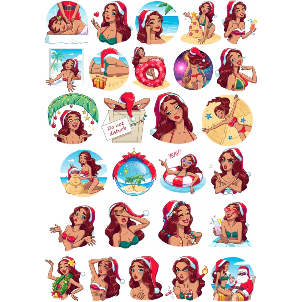 วันหยุดชายหาดที่รักเว็กเตอ Clipart ตั้งค่า วันหยุดชายหาดที่รักเว็กเตอ Clipart ตั้งค่า