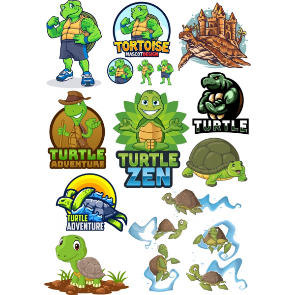 კუს სათავგადასავლო Clipart Bundle - კომპლექტი 8 უნიკალური Vector ილუსტრაციები კუს სათავგადასავლო Clipart Bundle - კომპლექტი 8 უნიკალური Vector ილუსტრაციები