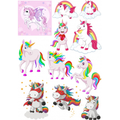 Einhorn-Clipart-Collection - Magical