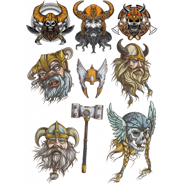 Viking-Themed-Vektor-Clipart-Bundle Viking-Themed-Vektor-Clipart-Bundle