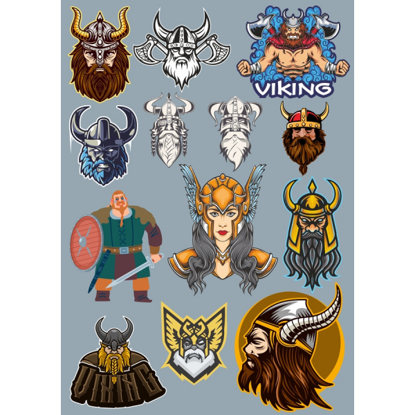 Viking Vector Clipart Set - Dezlănțui Creativitatea