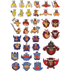 Chiến Binh Viking Bó - Set