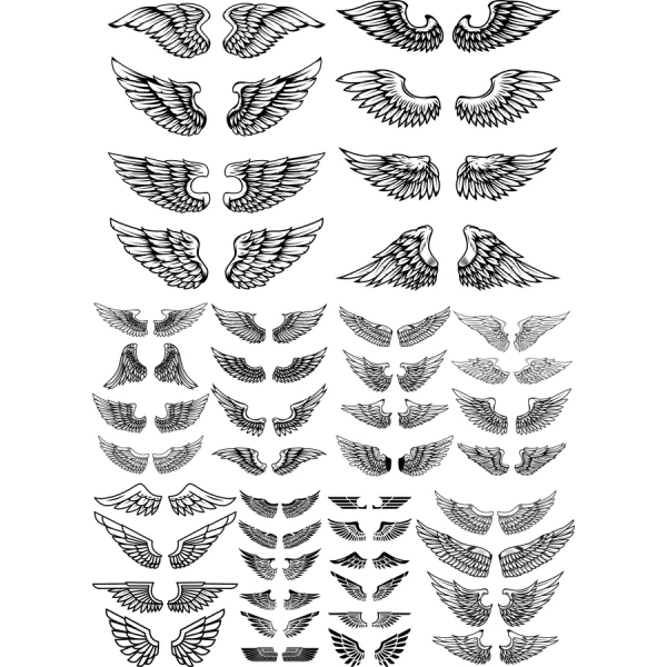 දූතයා පියාපත් දෛශික Clipart මිටියක් දූතයා පියාපත් දෛශික Clipart මිටියක්