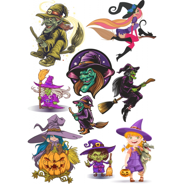 Hexerei Vektor-Clipart-Bundle Hexerei Vektor-Clipart-Bundle