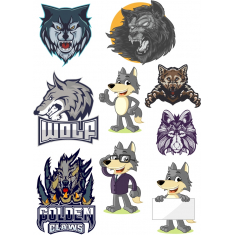 Wolf Pack Bundle - 9 Unique