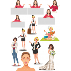 Diverse Female Characters Bundle