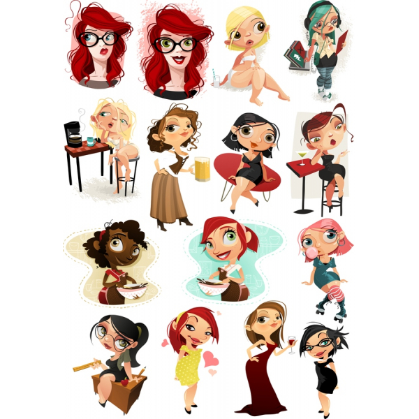 ทันสมัยตัวอักษรเว็กเตอ Clipart สวมเสื้อกันหนาวได้