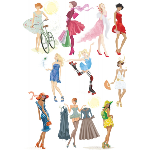 Fashionista Vector Clipart Kifungu - Stylish FAILI & PNG Vielelezo Fashionista Vector Clipart Kifungu - Stylish FAILI & PNG Vielelezo