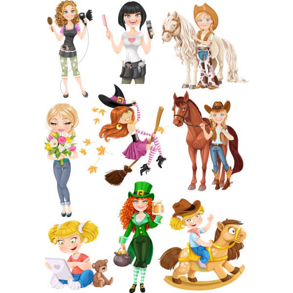 Charmante Vector Clipart Bundel